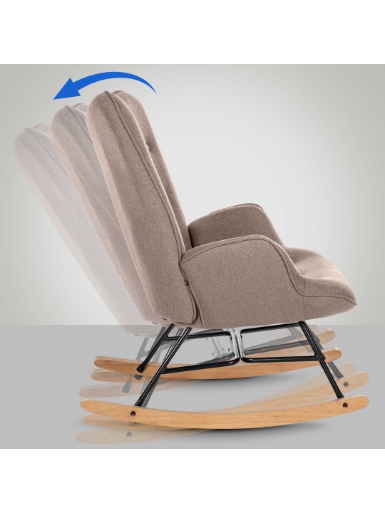 Cadeira Sanka tecido, taupe Cadeira Sanka tecido, taupe