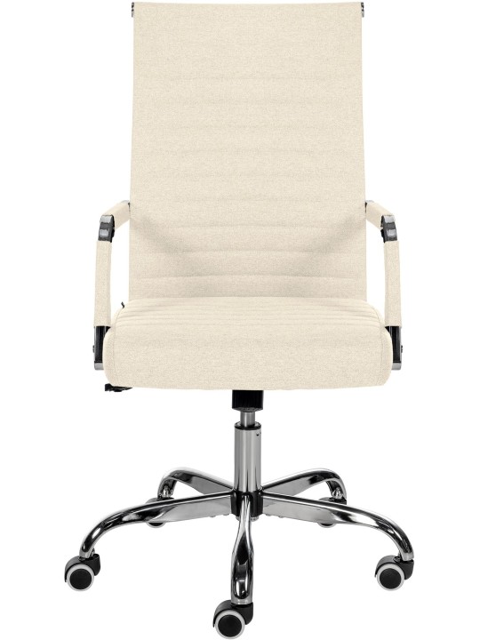 Cadeira de escritório tecido Amadora, creme