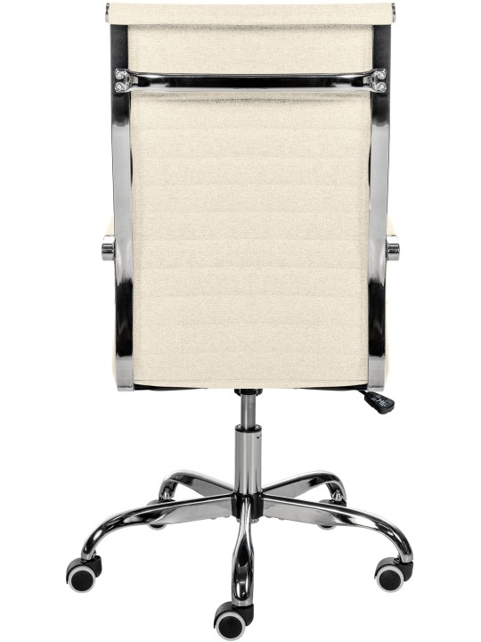 Cadeira de escritório tecido Amadora, creme