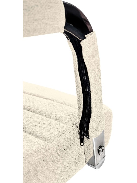 Cadeira de escritório tecido Amadora, creme