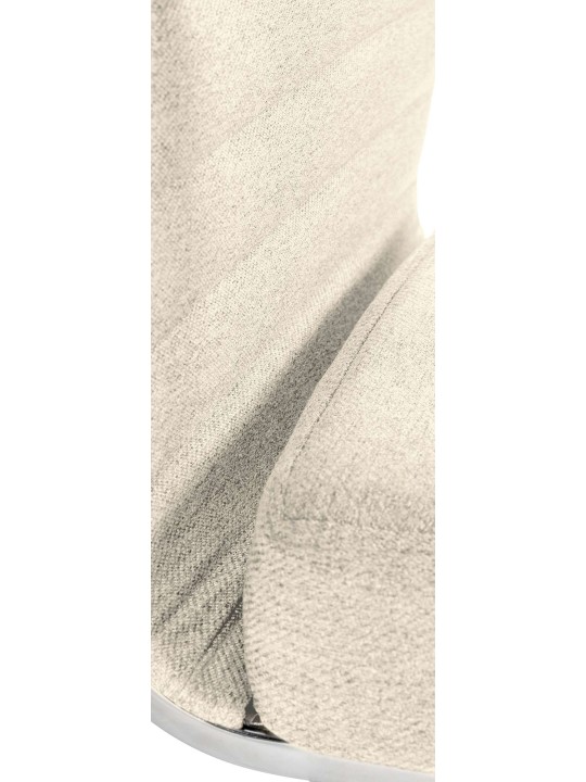 Cadeira de escritório tecido Amadora, creme