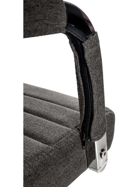 Cadeira de escritório tecido Amadora, cinza escuro