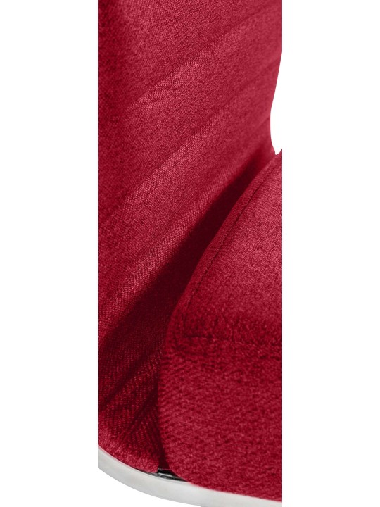 Cadeira de escritório tecido Amadora, vermelho