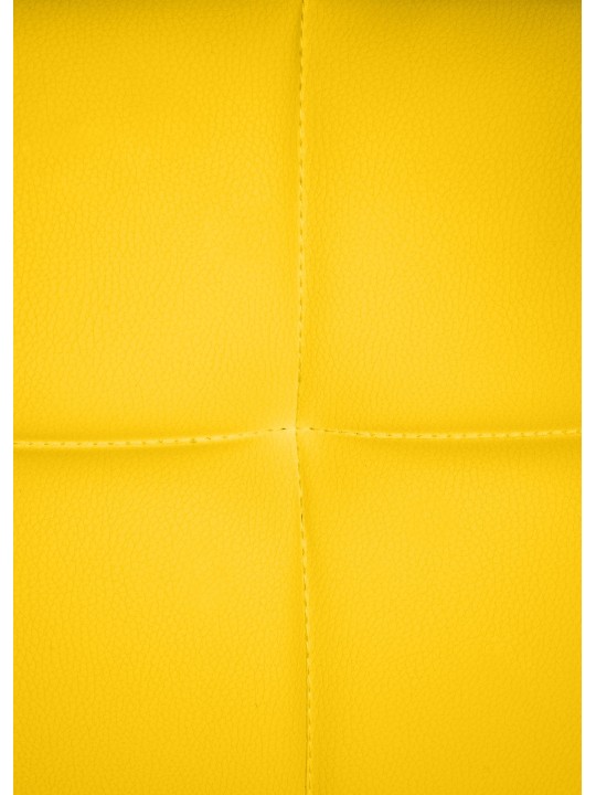 Cadeira para visitantes Canada B couro sintético, amarelo