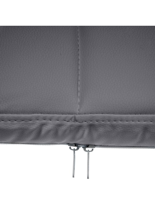 Cadeira para visitantes Canada B couro sintético, cinza Cadeira para visitantes Canada B couro sintético, cinza