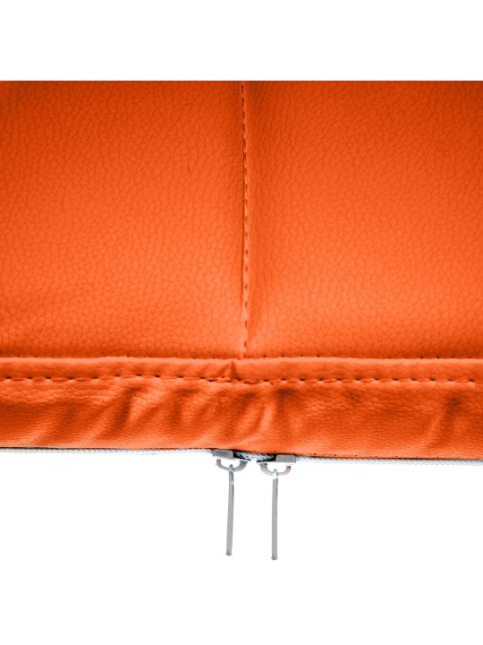 Cadeira para visitantes Canada B couro sintético, laranja Cadeira para visitantes Canada B couro sintético, laranja