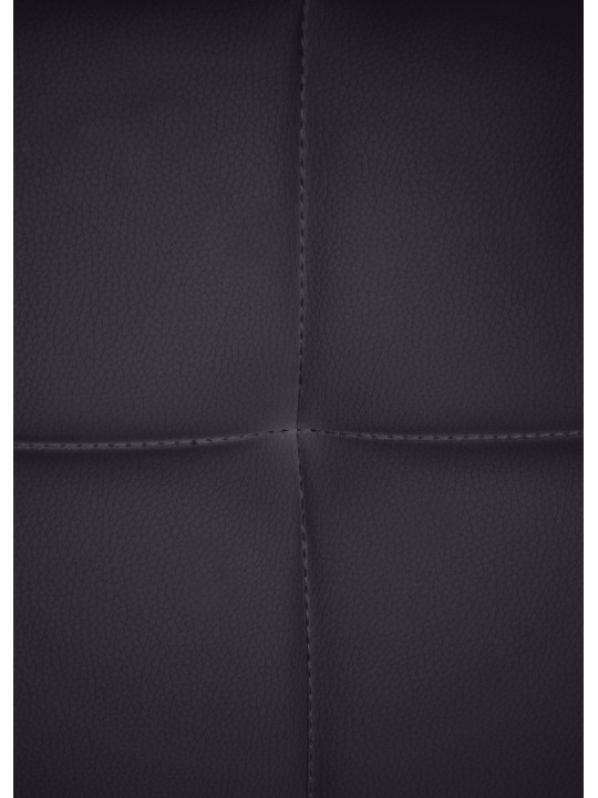 Cadeira para visitantes Canada B couro sintético, preto