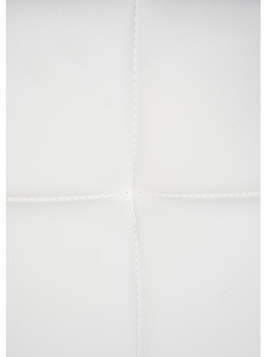 Cadeira para visitantes Canada B couro sintético, branco