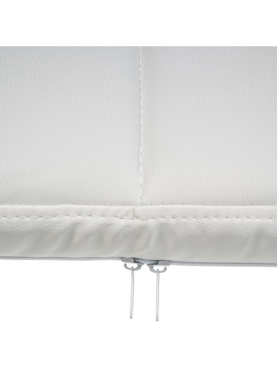 Cadeira para visitantes Canada B couro sintético, branco