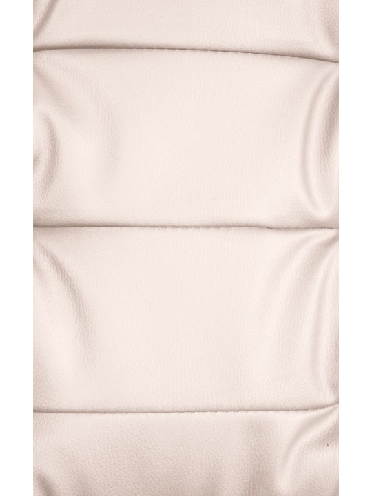 Cadeira de escritório Oxygen couro sintético, creme