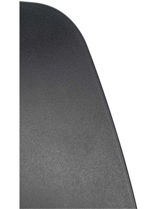 Conjunto de 2 bancos altos Gilbert plástico, preto