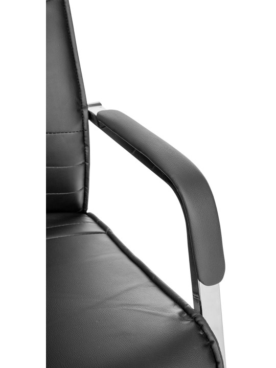 Conjunto de 2 cadeiras para visitantes Hobart, preto