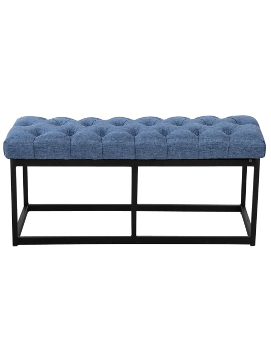 Banco Amun tecido 100 cm, azul Banco Amun tecido 100 cm, azul