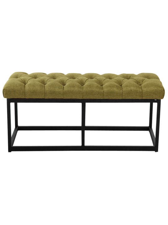 Banco Amun tecido 100 cm, verde Banco Amun tecido 100 cm, verde