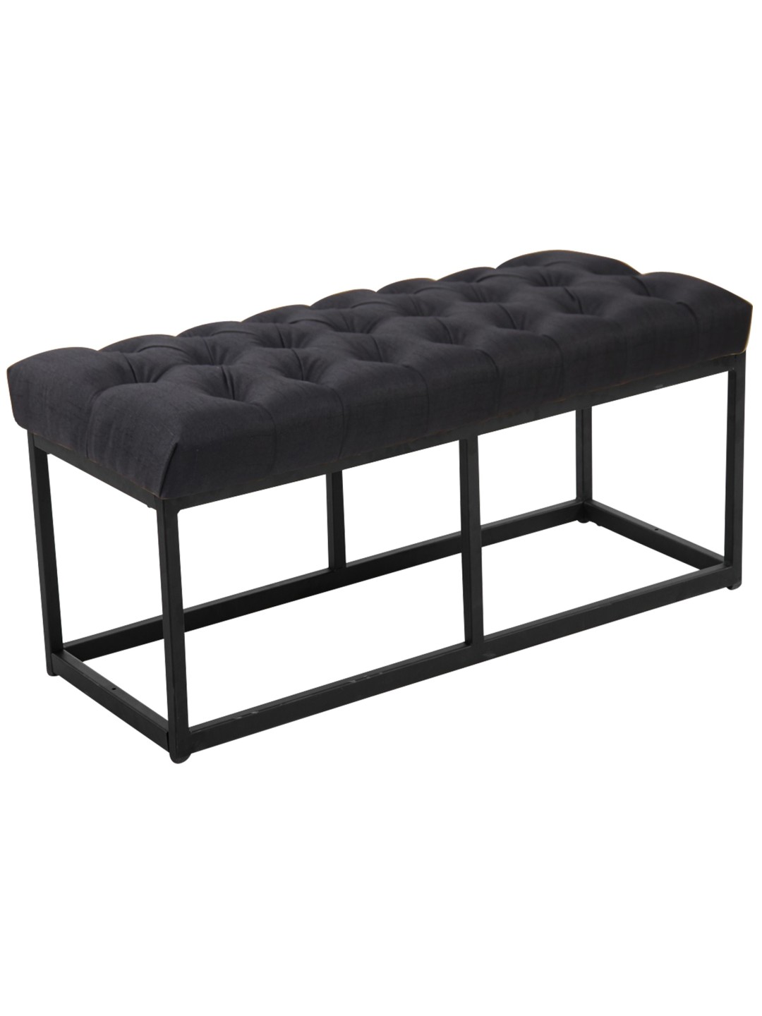 Banco Amun tecido 100 cm, preto