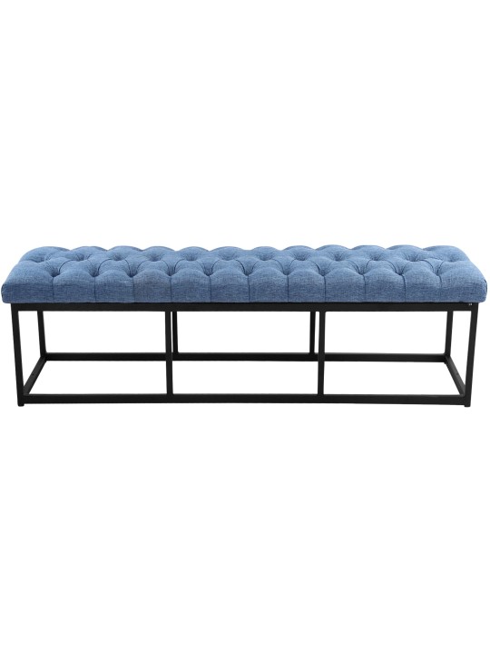 Banco Amun tecido 150 cm, azul Banco Amun tecido 150 cm, azul