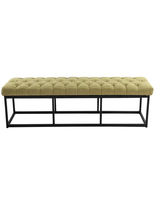 Banco Amun tecido 150 cm, verde Banco Amun tecido 150 cm, verde