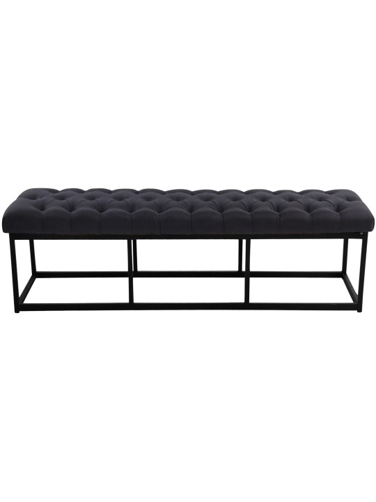 Banco Amun tecido 150 cm, preto Banco Amun tecido 150 cm, preto