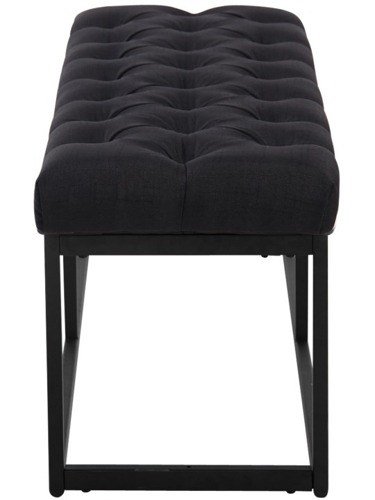 Banco Amun tecido 150 cm, preto Banco Amun tecido 150 cm, preto
