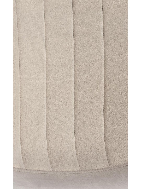 Cadeira de jantar de veludo Baxter, cinza