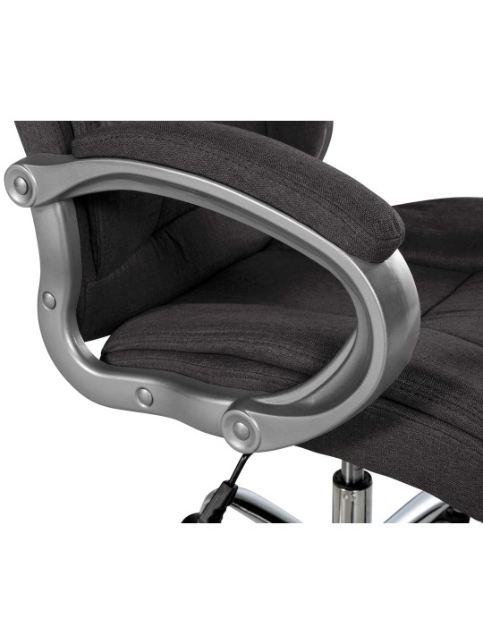 Cadeira de escritório BIG Apollo tecido, cinza escuro