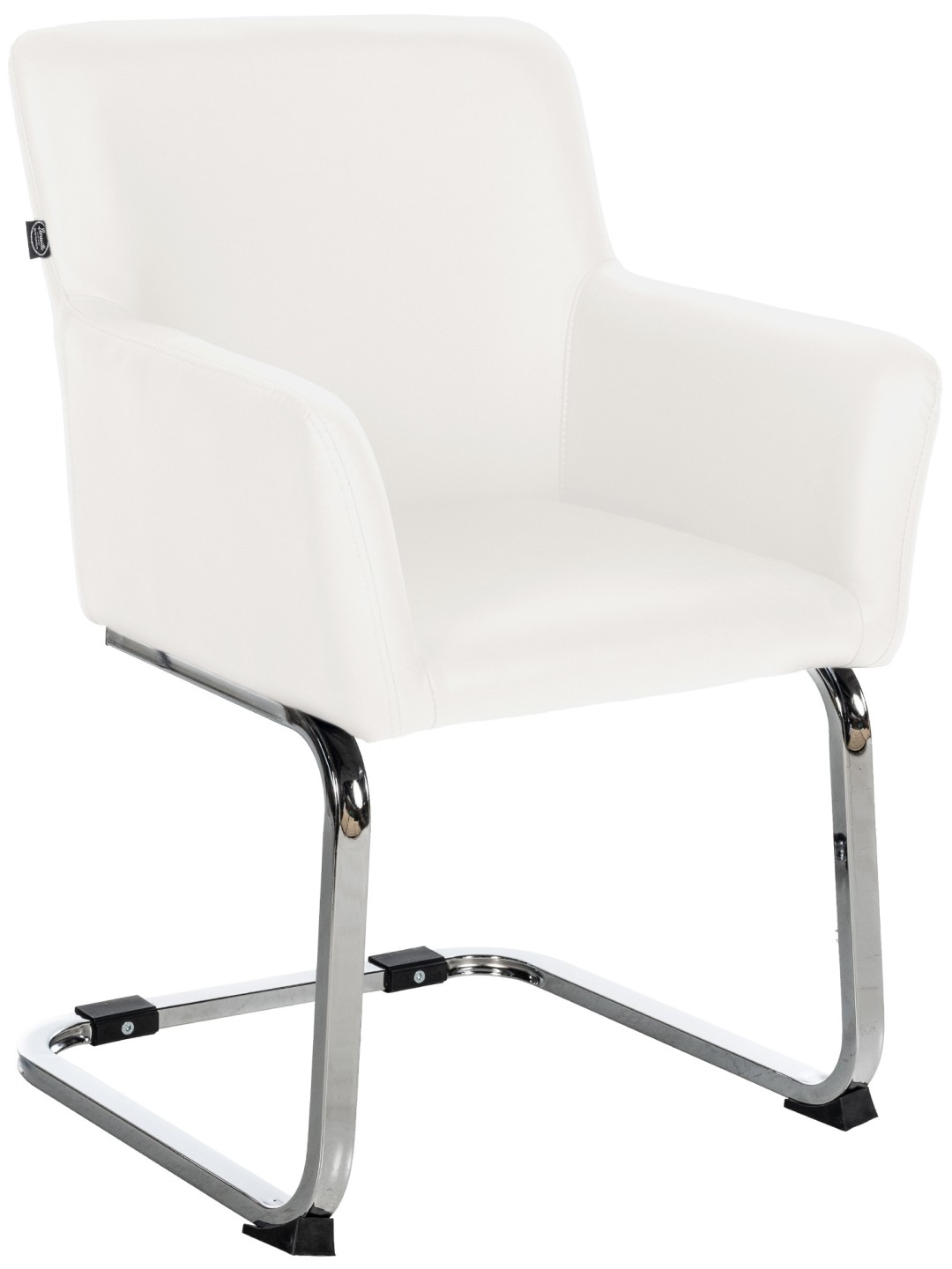 Cadeira Puka couro sintético, branco