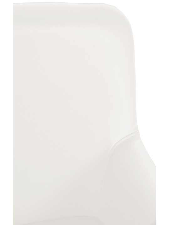 Cadeira Puka couro sintético, branco