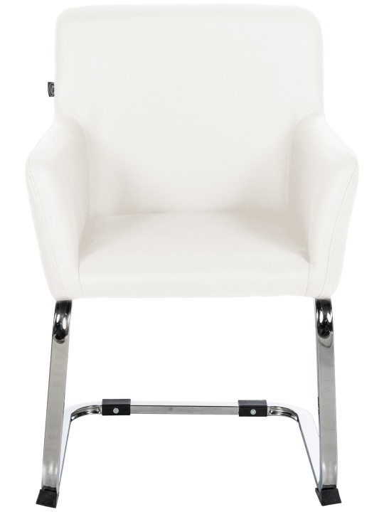 Cadeira Puka couro sintético, branco