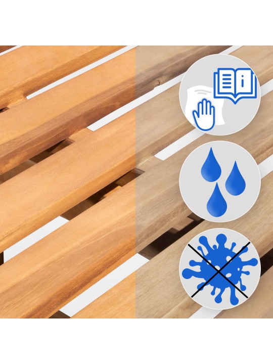 Banco de teca Florida 120 cm com capa, teca Banco de teca Florida 120 cm com capa, teca