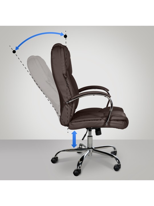 Cadeira de escritório BIG Xanthos, castanho Cadeira de escritório BIG Xanthos, castanho