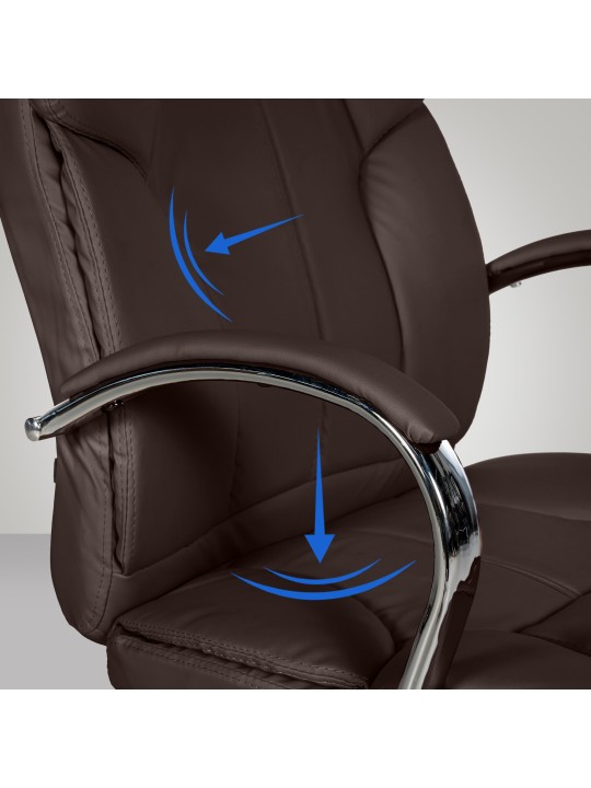 Cadeira de escritório BIG Xanthos, castanho Cadeira de escritório BIG Xanthos, castanho