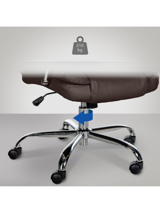 Cadeira de escritório BIG Xanthos, castanho Cadeira de escritório BIG Xanthos, castanho