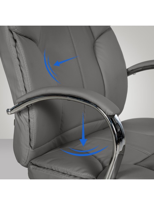 Cadeira de escritório BIG Xanthos, cinza Cadeira de escritório BIG Xanthos, cinza