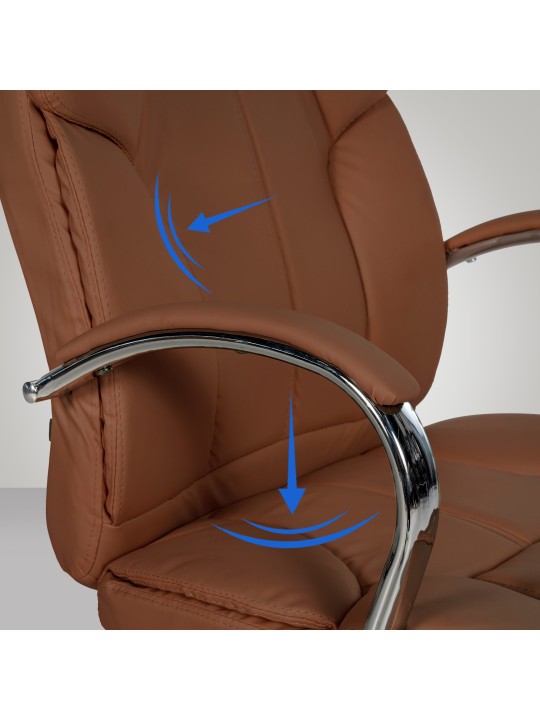 Cadeira de escritório BIG Xanthos, castanho claro