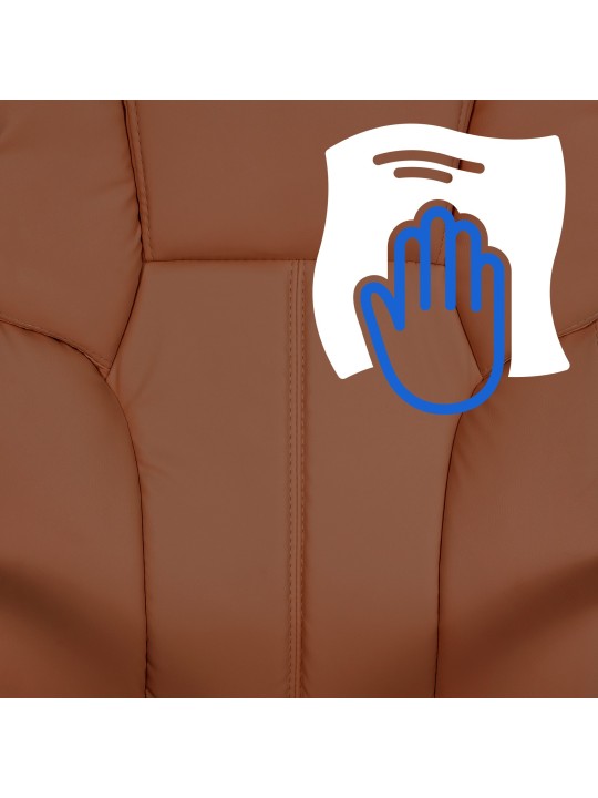 Cadeira de escritório BIG Xanthos, castanho claro