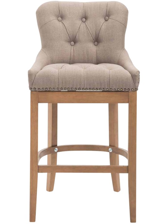 Banco alto tecido Lakewood, luz antiga, taupe Banco alto tecido Lakewood, luz antiga, taupe