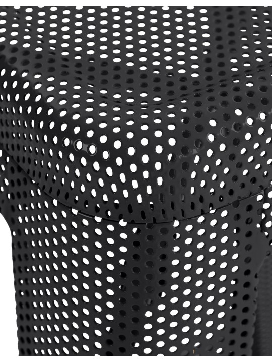 Banqueta alta Fletcher, preto