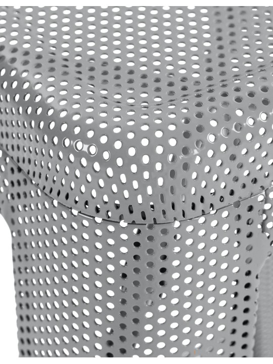 Banqueta alta Fletcher, prata