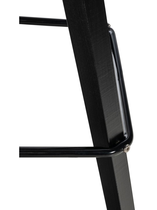 Banqueta alta tecido Corbin Square, cinza escuro