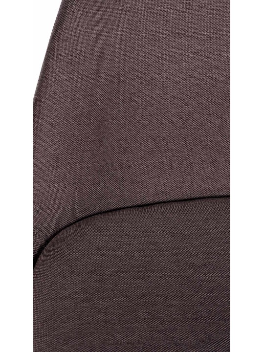 Banqueta alta tecido Corbin Square, castanho