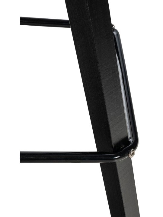 Banqueta alta tecido Corbin Square, castanho