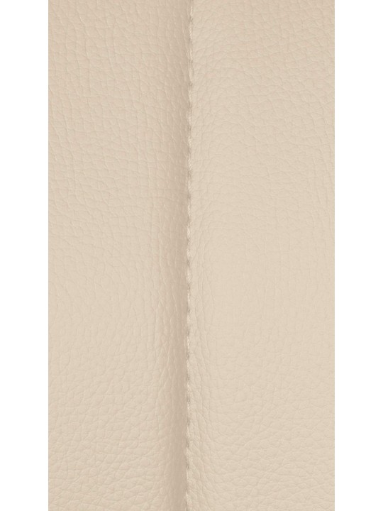 Banqueta alta Milet couro sintético, creme