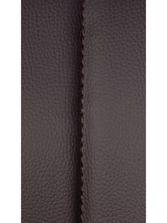 Conjunto de 2 bancos altos Milet pele sintética B, castanho