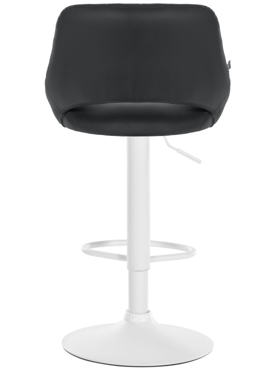 Conjunto de 2 bancos altos Milet em pele sintética W, preto Conjunto de 2 bancos altos Milet em pele sintética W, preto