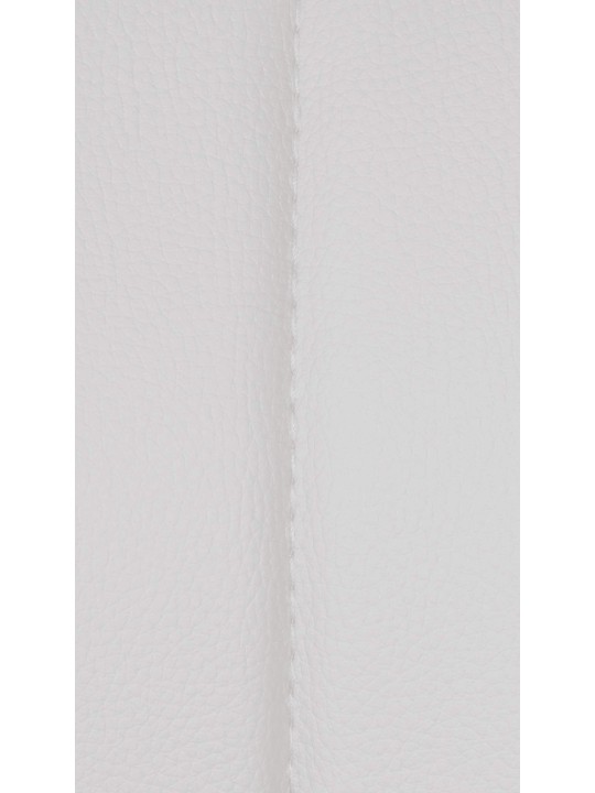 Conjunto de 2 bancos altos Milet em pele sintética W, branco