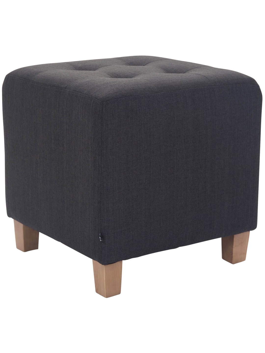 Banqueta Faraó, luz antiga, cinza escuro