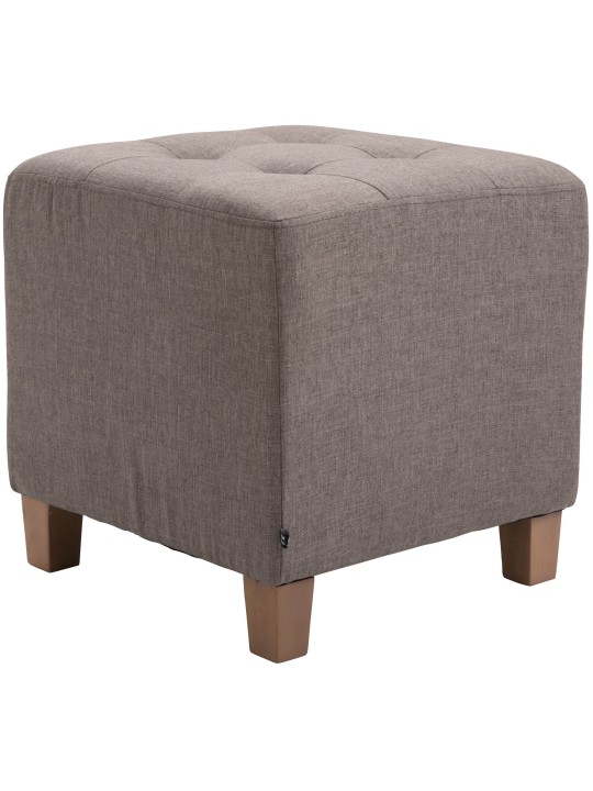 Banqueta Faraó, luz antiga, taupe