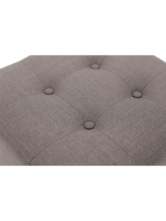Banqueta Faraó, luz antiga, taupe