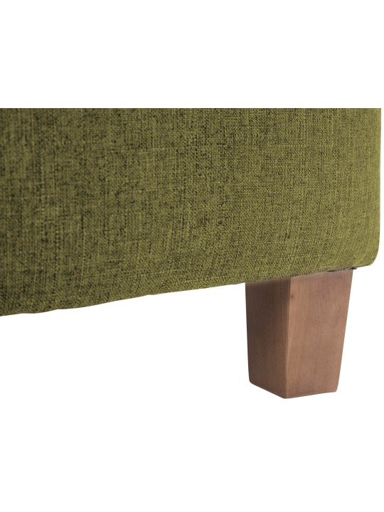 Banqueta Faraó, luz antiga, verde