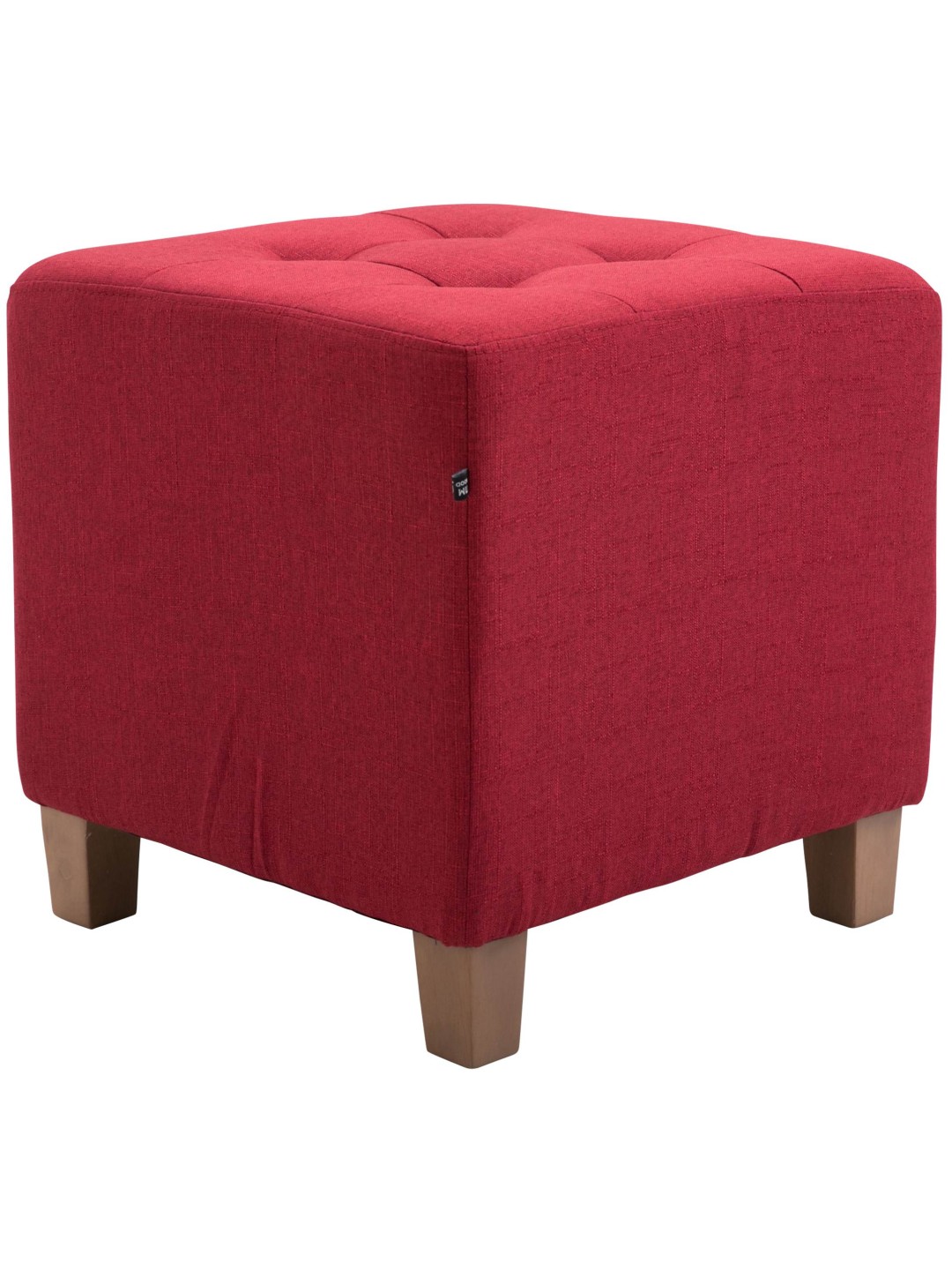 Banqueta Faraó, luz antiga, vermelho